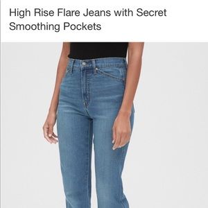 GAP High Rise Flare Jeans 10/30